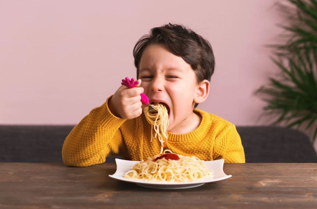 Illustration de la mastication et de la digestion
